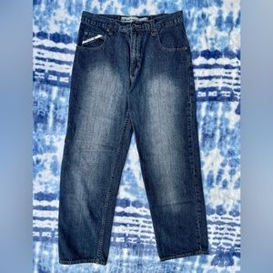 Vintage Paco Industries Jean Company NYC Straight Leg Dark Denim Size 32x30